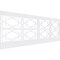 Ekena Millwork 36"H x 94 1/2"W Lakewood PVC Wainscot Paneling Kit WPK36X94LWD - alternate 1